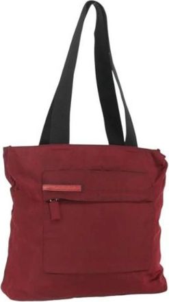 Prada Pre-owned Tote Bags, female, Red, Size: ONE SIZE Pre-owned Vintage Tote Bag