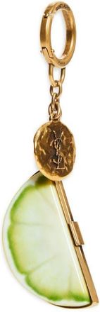 Saint Laurent Lemon Key Ring in Yellow Multicolor at Nordstrom