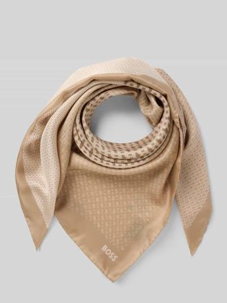 HUGO BOSS Tuch aus reiner Seide Modell LAINY in Beige, Gr&ouml;&szlig;e 1