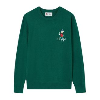 MC2 Saint Barth Heron Light Embry Trui - Heren - Truien - Groen - Maat: XL Wol