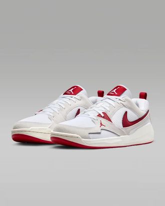 Nike Mens Nike Jordan CMFT Era HJ6777-116 Sneaker White Red Lifestyle Shoes TF9408