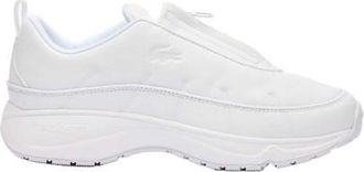 Lacoste Heren Audyssor Leren Ritssportschoenen (Wit)