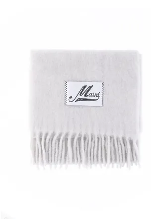 Marni Womens Scarfs Grey Alpaca