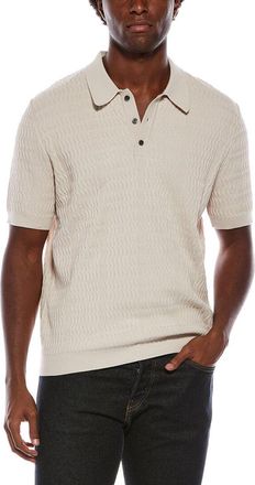 Slate & Stone Wave Knit Polo Sweater