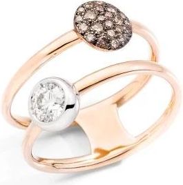POMELLATO Sabbia Ring - Dames - Ringen - Geel - 53 MM - Accessoires