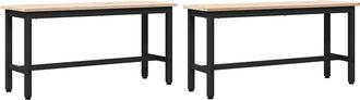 vidaXL Bancos De Comedor 100 X 32,5 X 49 Cm 2 Uds. Vidaxl