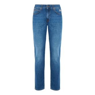Roy Rogers Slim-fit Jeans, male, Blue, Size: W34 Jeans 517