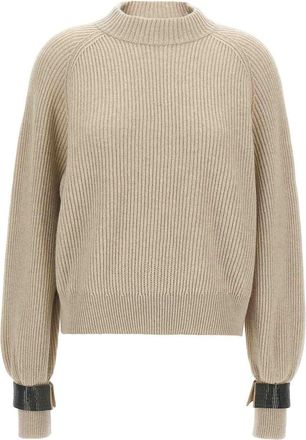 Brunello Cucinelli Monile Cuffs Sweater