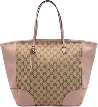Gucci Pre-owned Tote Bags, female, Beige, Size: ONE SIZE Pre-owned Bree Tote Bag