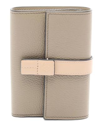 Loewe tri-fold leather wallet - Neutrals