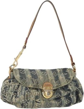 Louis Vuitton Pre-owned Shoulder Bags, female, Blue, Size: ONE SIZE Pre-owned Shoulder Bag
