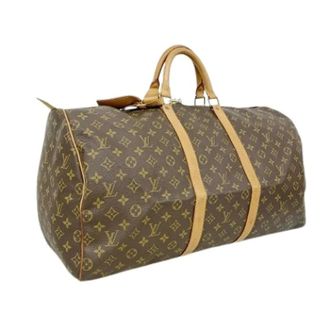 Louis Vuitton Borsa Boston Pre-owned Keepall 55 - - Pre-owned - unisex - Marrone - ONE SIZE