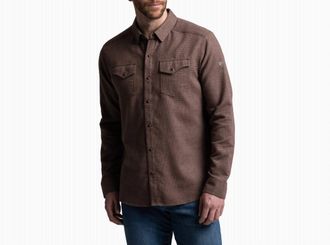 K&uuml;hl Disputr Long Sleeve Shirt In Renegade Red