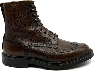 Crockett & Jones Islay Veterschoen - Heren - Veterlaarzen - Bruin - 45 EU - Leer - Schoenen