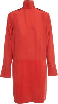 See By Chlo&eacute; Abito corto in seta - Rosso