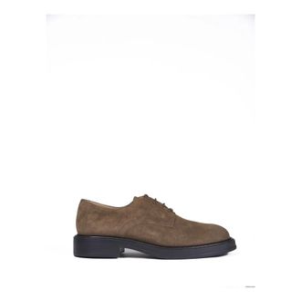 Tod's Beige Platte Schoenen - Heren - Veterschoenen - Beige - 43 1/2 EU - Schoenen