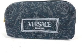 Versace Canvas Pouch (Pre-Owned)