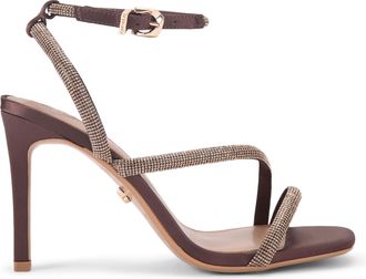 Carvela Womens Paparazzi Sandals - Brown Fabric - Size UK 9