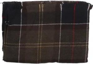Barbour Stijlvolle Sjaal met Rafelrand - Dames - Wintersjaals - Groen - ONE Size - Accessoires