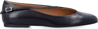 Jil Sander Ballerina - Dames - Ballerinas - Zwart - 40 EU - Leer - Schoenen