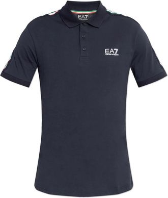 Emporio Armani Emporio Armani Ea7, Heren, Tops, Blauw, Maat: 2XL Katoen