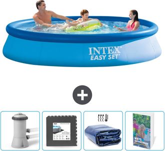Intex Piscina Easy Set Redonda - 366x76 Cm - 7-piezas Scb105