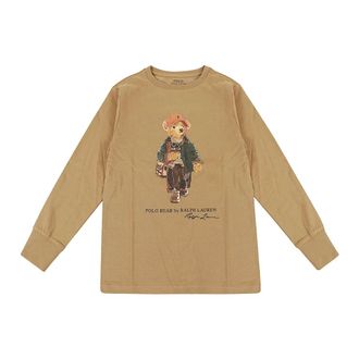 Ralph Lauren Tops, Heren, Beige, S, Gebreid T-shirt