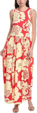 Marimekko Drapee Pioni Maxi Dress