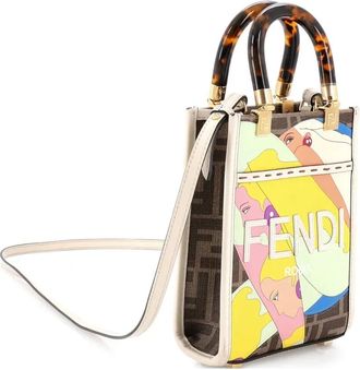 Fendi Borsa tote Zucca mini - Toni neutri