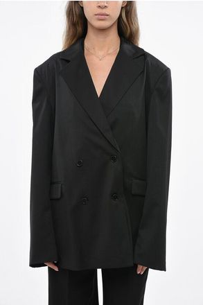 Loulou Studio Wool Double Breasted DONAU Blazer size M