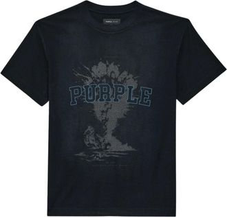 Purple Hombre, Camisetas, Negro, Talla: S
