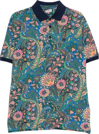 Etro Paisley-print Polo Shirt