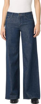 Joe's Low Rise Indigo Rinse Wide Leg Jean
