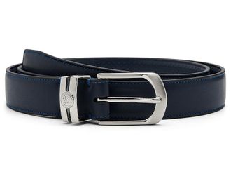 Izod Golf Stretch Perf Leather Belt Mens Belts Navy : MD (34-36)
