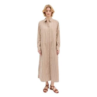 Skall Studio Shirt Dresses, female, Multicolor, Size: XS Leigh Shirtdress Stripe