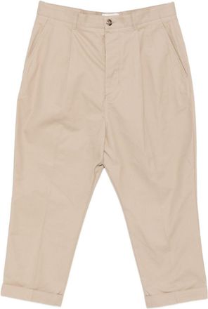 Ami Ami Paris Pleated Cotton Trousers