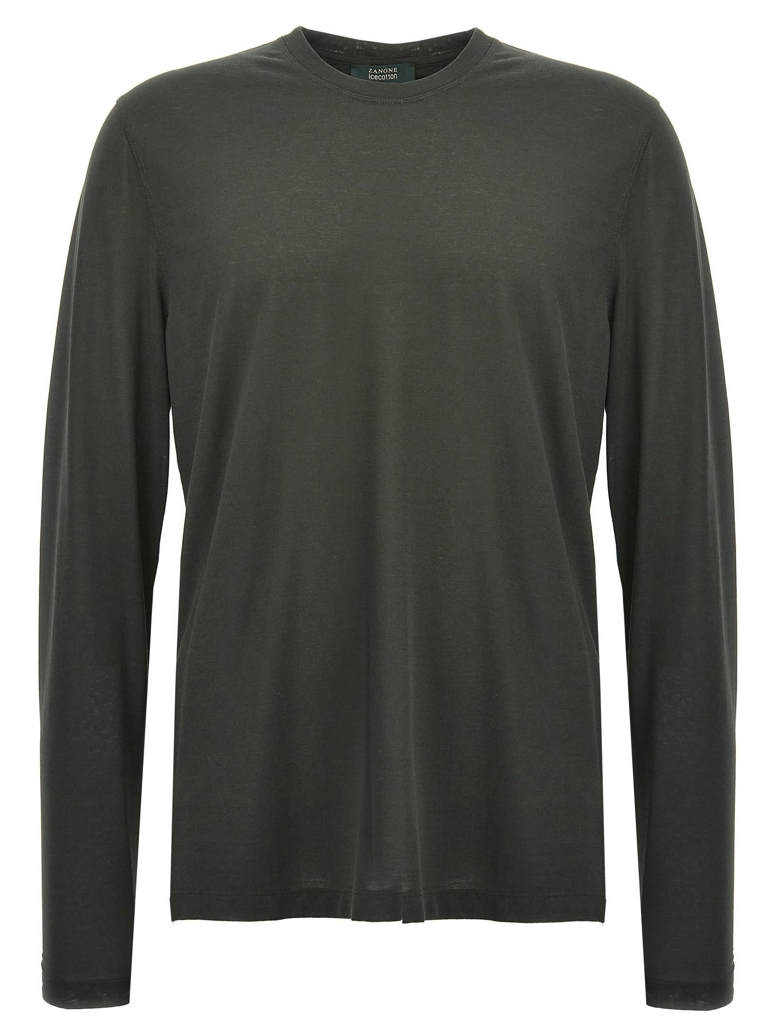 Tシャツ・カットソー ZANONE Short sleeve sweater Green Green Zanone Sweaters: Shop up to −78% | Stylight