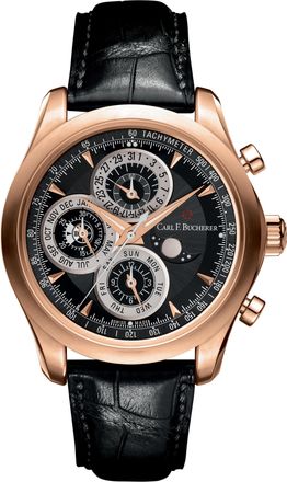 Bucherer Manero Chronograph Perpetual Automatic Mens Watch 00.10906.03.33.01