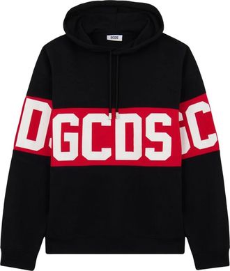 GCDS Gcds, Heren, Sweatshirts & Hoodies, Zwart, Maat: S Katoen