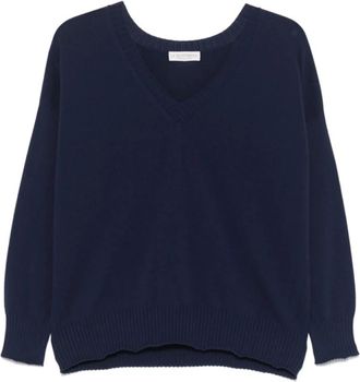 Le Tricot Perugia Donna, Maglie, Blu, S, new