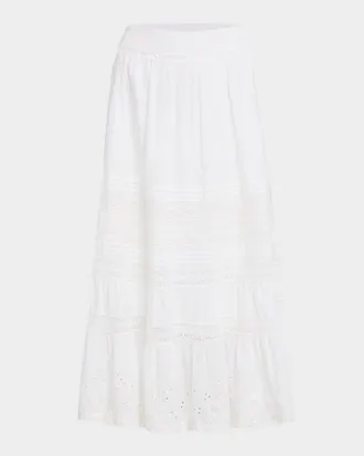 Polo Ralph Lauren Lace-Trim Cotton Voile Skirt
