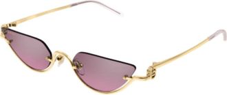 Gucci Sunglasses, unisex, Yellow, Size: 53 MM Gg1603S Cat Eye Sunglasses