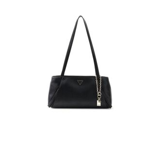 Guess Devon Shoulder Satchel - female - Guess - Shoulder Bags - Black - ONE SIZE - Bags