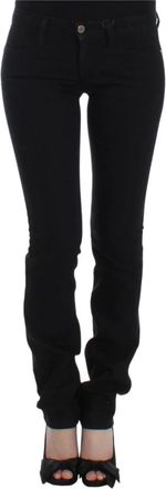 Costume National Straight Leg Jeans - Dames - Slim Fit Jeans - Zwart - W26 - Katoen - Jeans