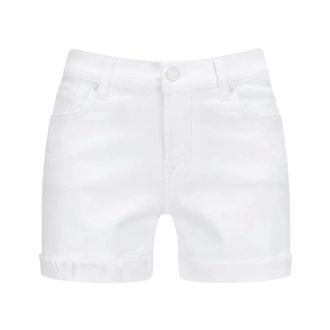 7 For All Mankind Dames, Korte broeken, Wit, Maat: W27 Katoen