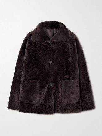 Arma Giacca Reversibile In Shearling Isabella - Marrone