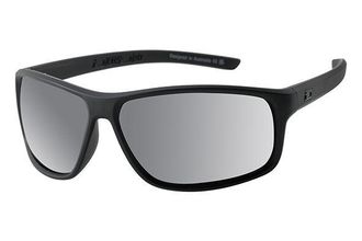 Dirty Dog Zero Polarized 53652 Mens Sunglasses Black Size 66