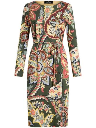 Etro Printed Midi Dress
