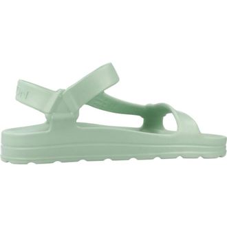 Lemon Jelly Platte Sandalen met Plakkerige Band - Dames - Sandalen - Groen - 39 EU - Schoenen