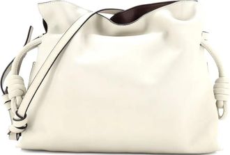 Loewe Clutch Flamenco media in pelle con nodo - Multicolore